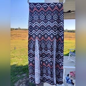 Chevron Maki skirt w/ slits